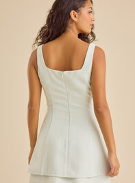 Lexi Tweed Mini Dress Detail 5 - TULLABEE