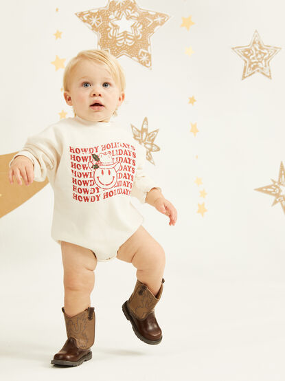 Howdy Holidays Romper - TULLABEE