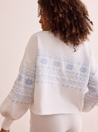 Fair Isle Alpine Sweater Detail 6 - TULLABEE