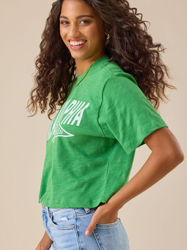 Philadelphia Eagles Banner Tee Detail 5 - TULLABEE
