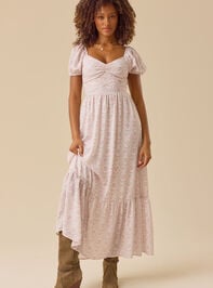 Stephanie Floral Maxi Dress Detail 2 - TULLABEE