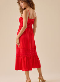 Anica Woven Maxi Dress Detail 4 - TULLABEE
