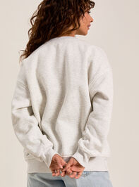 Embroidered United States Sweatshirt Detail 4 - TULLABEE