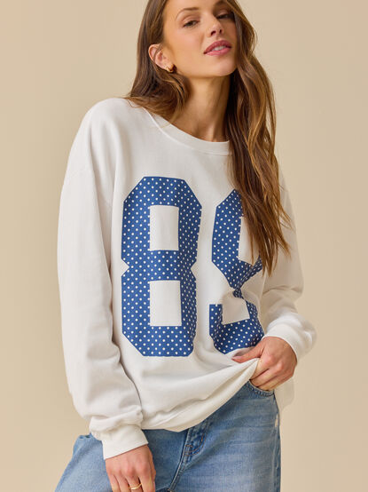 Aya Polka Dot 89 Pullover - TULLABEE