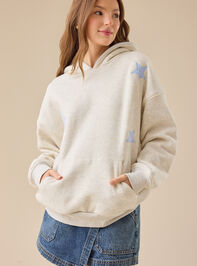 Stripe Star Hoodie Detail 4 - TULLABEE