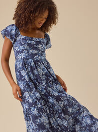 Stella Maris Floral Maxi Dress Detail 2 - TULLABEE