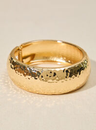 Hammered Bangle Bracelet - TULLABEE