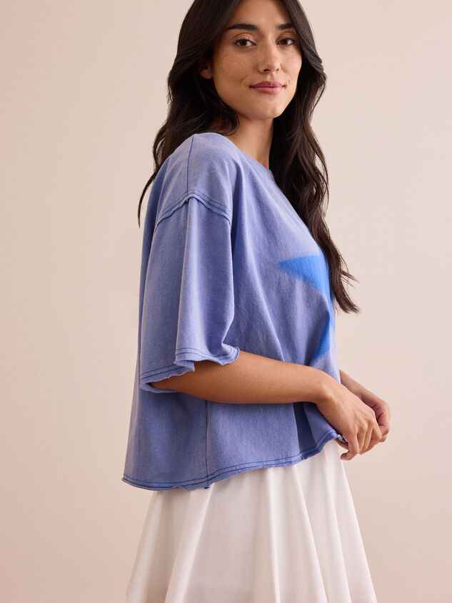 You're A Star Cropped Tee Detail 3 - TULLABEE