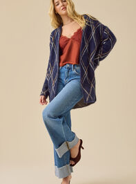 Lois Argyle Cardigan Detail 2 - TULLABEE
