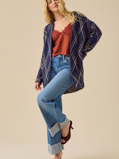 Lois Argyle Cardigan - TULLABEE