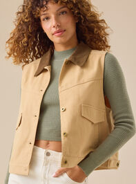 Della Collared Barn Vest - TULLABEE