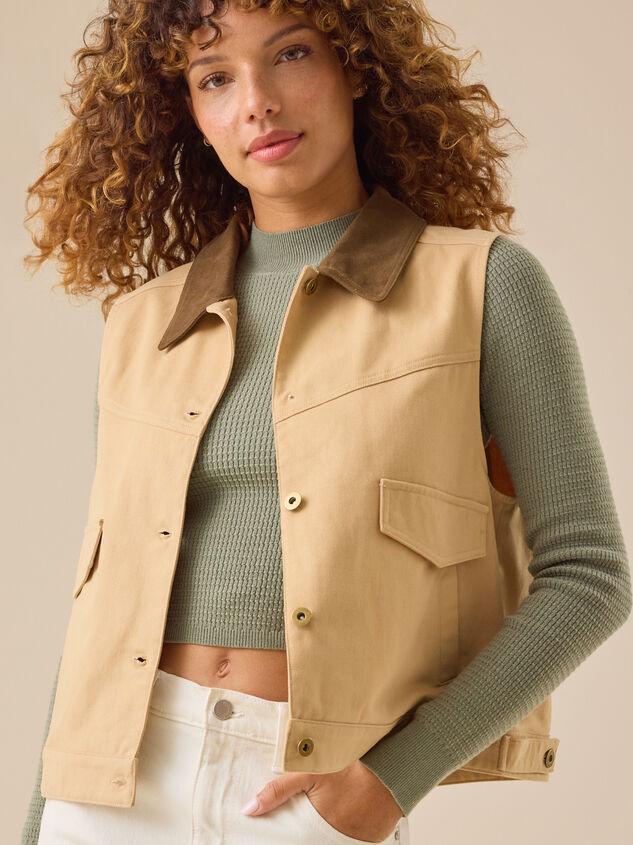 Della Collared Barn Vest - TULLABEE