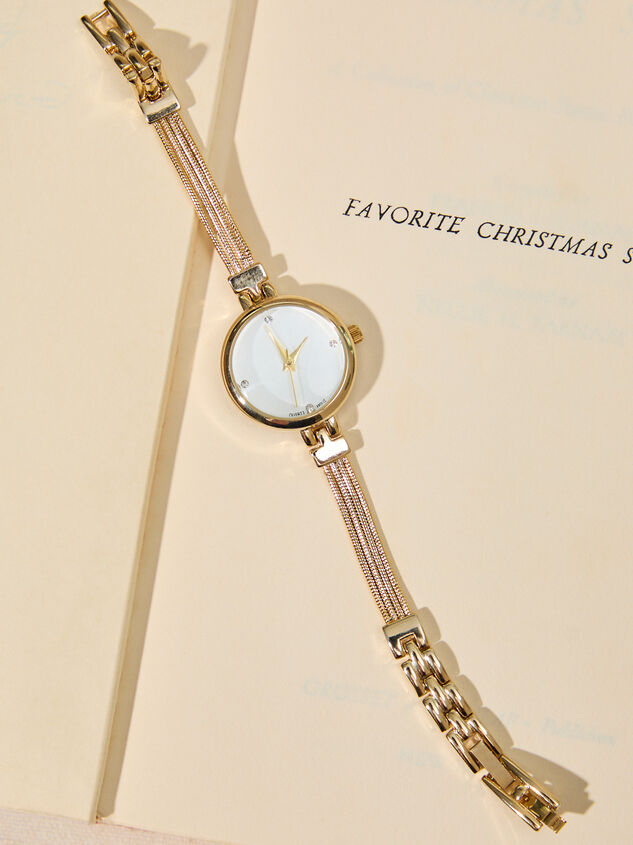 Golden Grace Round Watch Detail 3 - TULLABEE