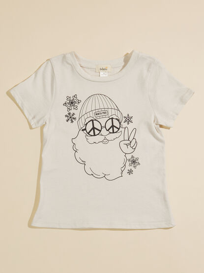 Hippie Santa Graphic Tee - TULLABEE