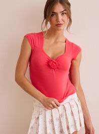 Rose Bloom Top Detail 2 - TULLABEE