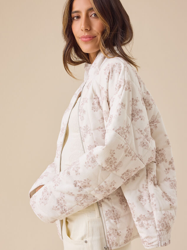 Elly Corduroy Toile Jacket Detail 3 - TULLABEE