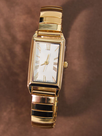 Radiant Gold Stretch Watch - TULLABEE