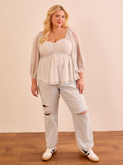 Brynnlee Peplum Top - TULLABEE