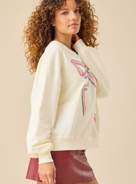 Ribbon Joy Pullover Detail 3 - TULLABEE