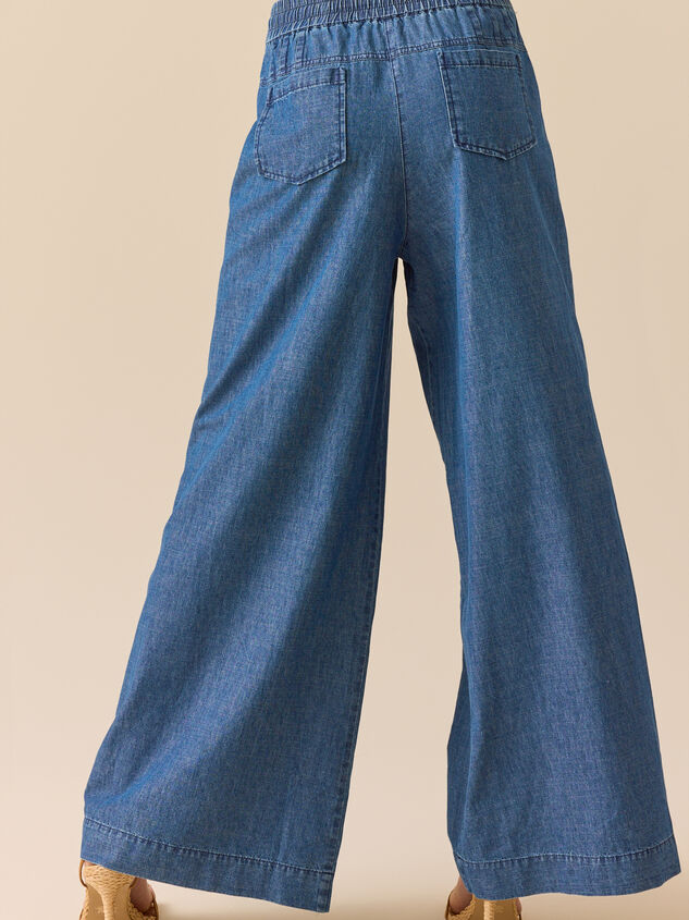 Hollis Smocked Pant Detail 4 - TULLABEE