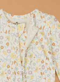 Bunnies Bows Romper Detail 2 - TULLABEE