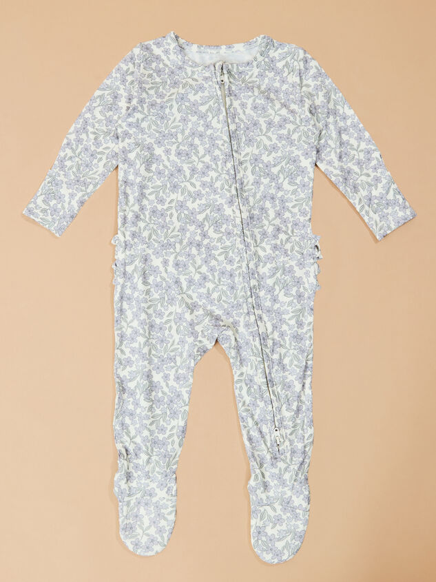 Laiken Floral Ruffle Footie - TULLABEE