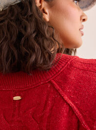 Daydream Cable Knit Sweater Detail 6 - TULLABEE