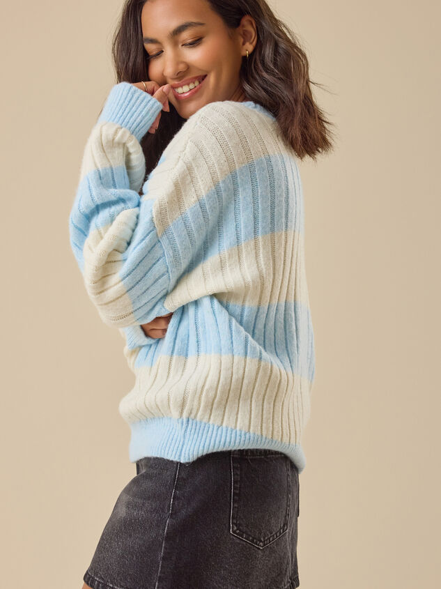 Annette Striped Sweater Detail 4 - TULLABEE