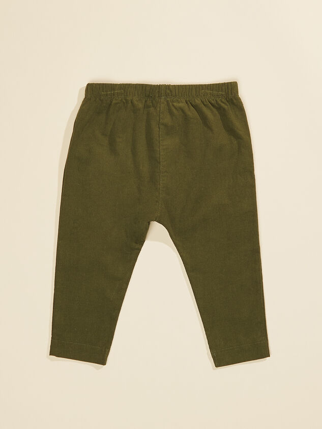 Chive Cord Jogger Detail 2 - TULLABEE