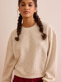 Supersoft Leopard Crewneck Detail 3 - TULLABEE
