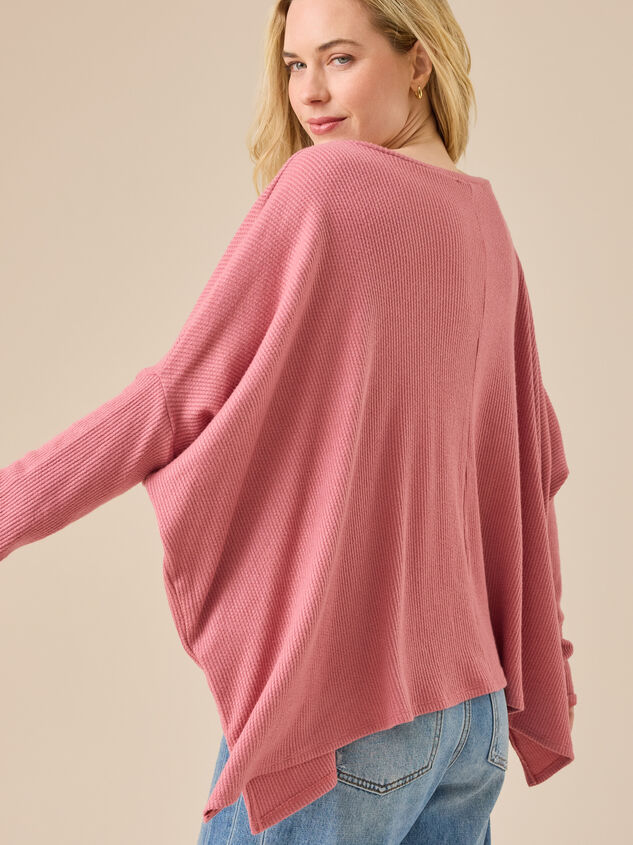 Tracie Waffle Knit Tunic Detail 5 - TULLABEE