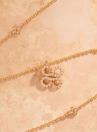 Twisted Clover Necklace in 18K Gold - TULLABEE