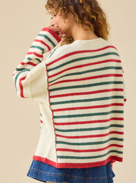 Wynter Striped Sweater Detail 5 - TULLABEE