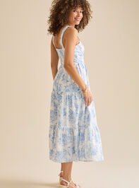 Asa Floral Maxi Dress Detail 3 - TULLABEE