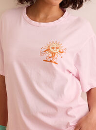 Vitamin Sea Oversized Graphic Tee Detail 3 - TULLABEE
