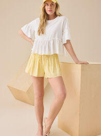 Lori Ruffle Sleeve Top Detail 2 - TULLABEE