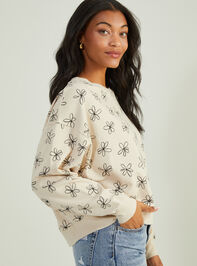Everly Floral Mama Sweatshirt by Rylee + Cru Detail 3 - TULLABEE