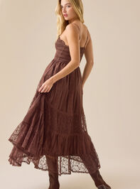 Tami Lace Tiered Maxi Dress Detail 5 - TULLABEE