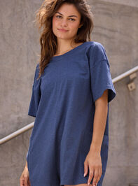 Hang Tough Reversible Tee Romper Detail 5 - TULLABEE