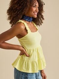 Kelly Tiered Tank Top Detail 4 - TULLABEE