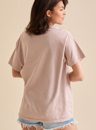 Long Live Cowgirls Oversized Graphic Tee Detail 4 - TULLABEE