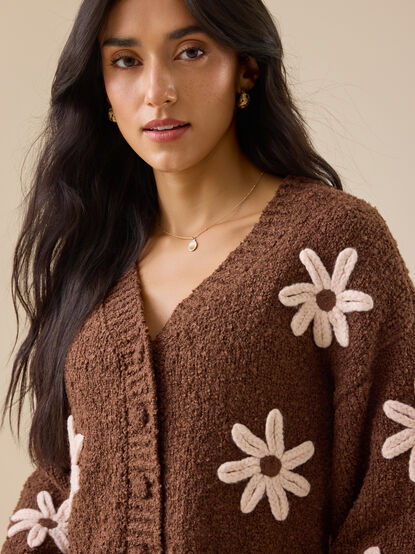 Francesca Flower Cardigan - TULLABEE