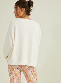Silent Night Mama Graphic Sweatshirt Detail 5 - TULLABEE