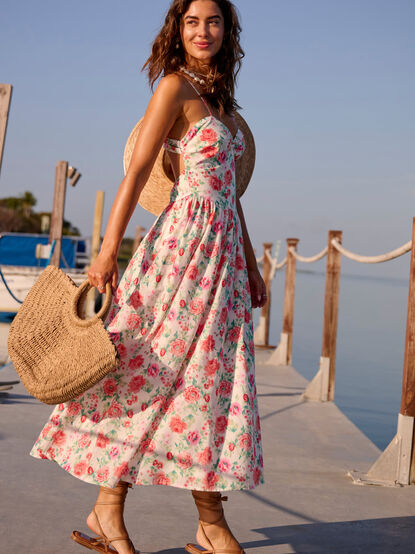 Peggy Floral Maxi Dress - TULLABEE