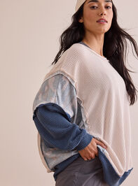 Free Feeling Rib Pullover Detail 4 - TULLABEE