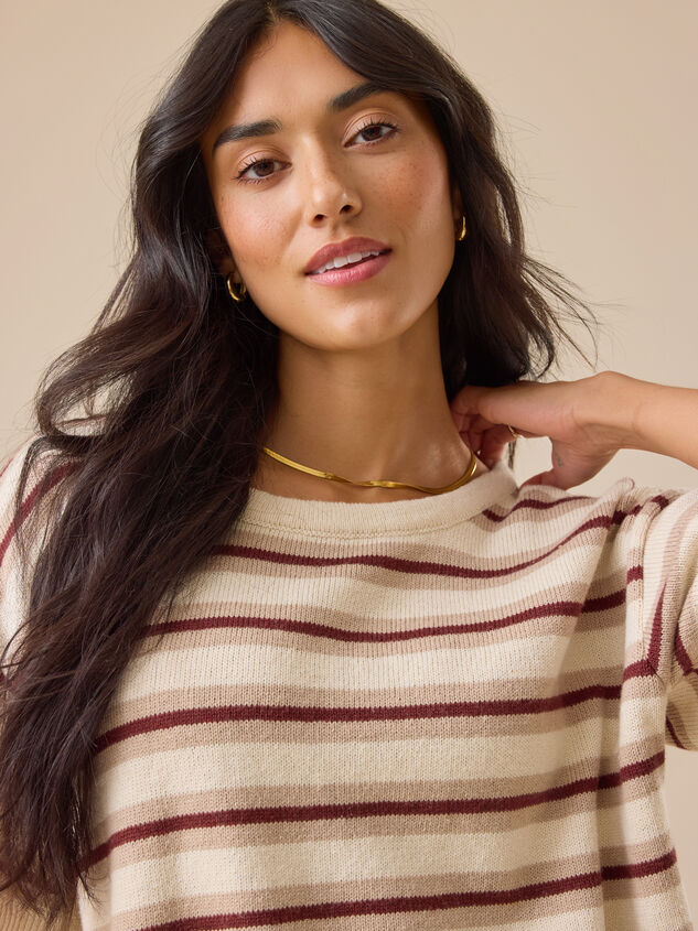 Roxy Stripe Mama Top by Rylee + Cru Detail 3 - TULLABEE