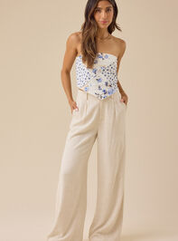 Giselle Floral Hanky Tube Top Detail 2 - TULLABEE