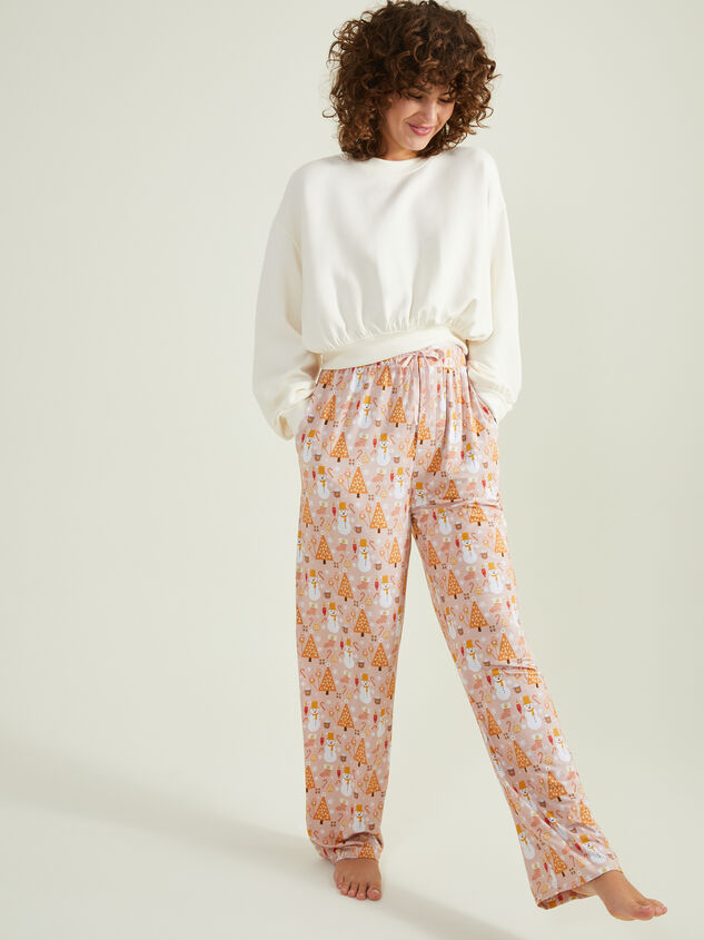 Boho + Bright Mama Pajama Pants Detail 1 - TULLABEE
