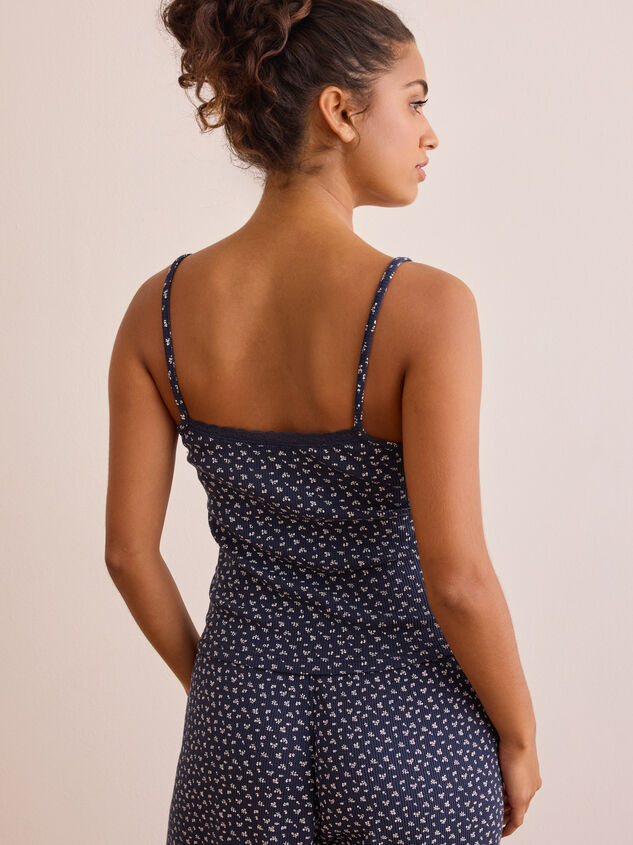 Chasing Petals Tank Top Detail 4 - TULLABEE