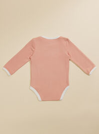 Spooky Babe Ringer Bodysuit Detail 3 - TULLABEE